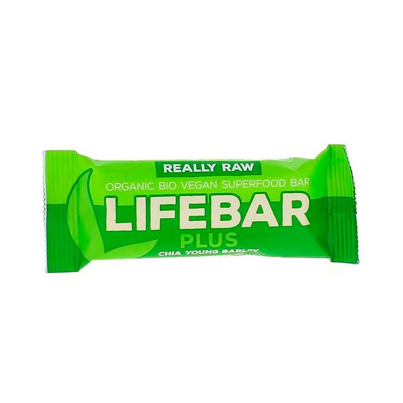 Lifebar Plus Gerstgras en Chia Bi 47g
