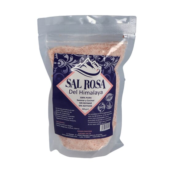Sal Rosa del Himalaya Fina 500 g Ecosana - Drasanvi