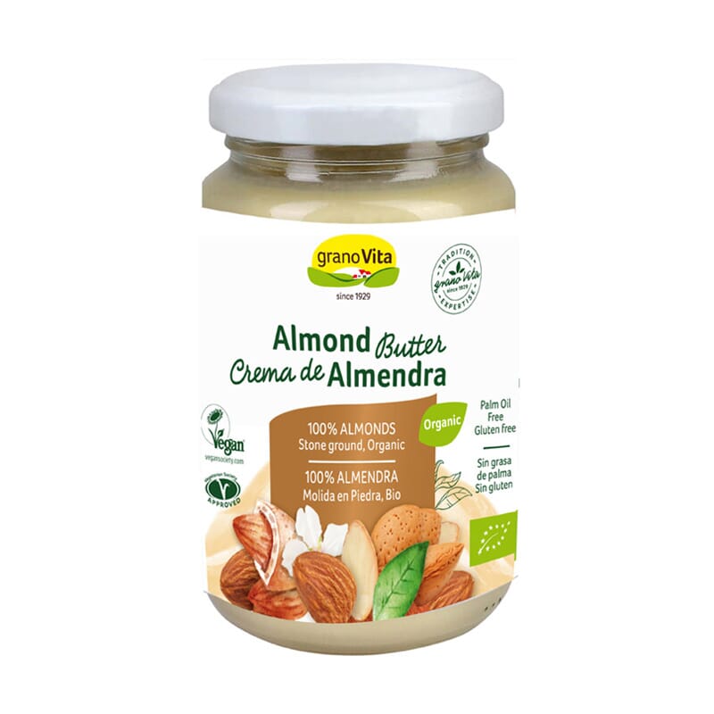 Crema De Almendras Sin Gluten Bio Vegan 350g