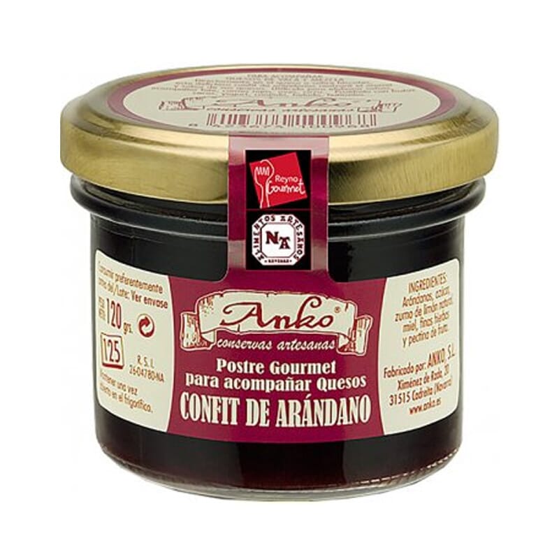 Confit De Mirtilo Biológico 125 ml