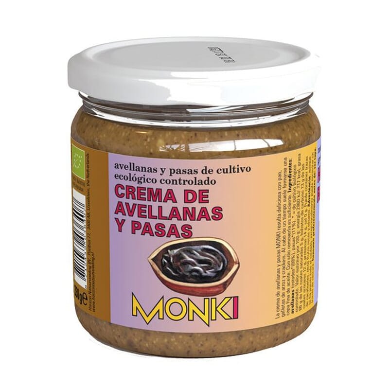 Creme De Avelã E Passas Bio 330g