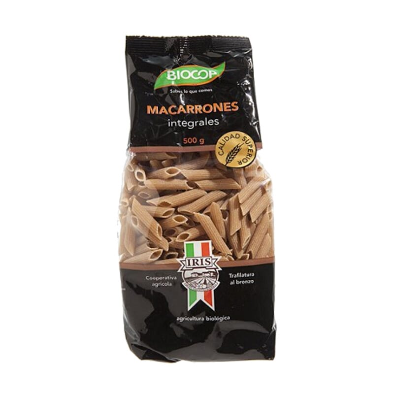 Macarrones De Trigo Integral Bio 500g