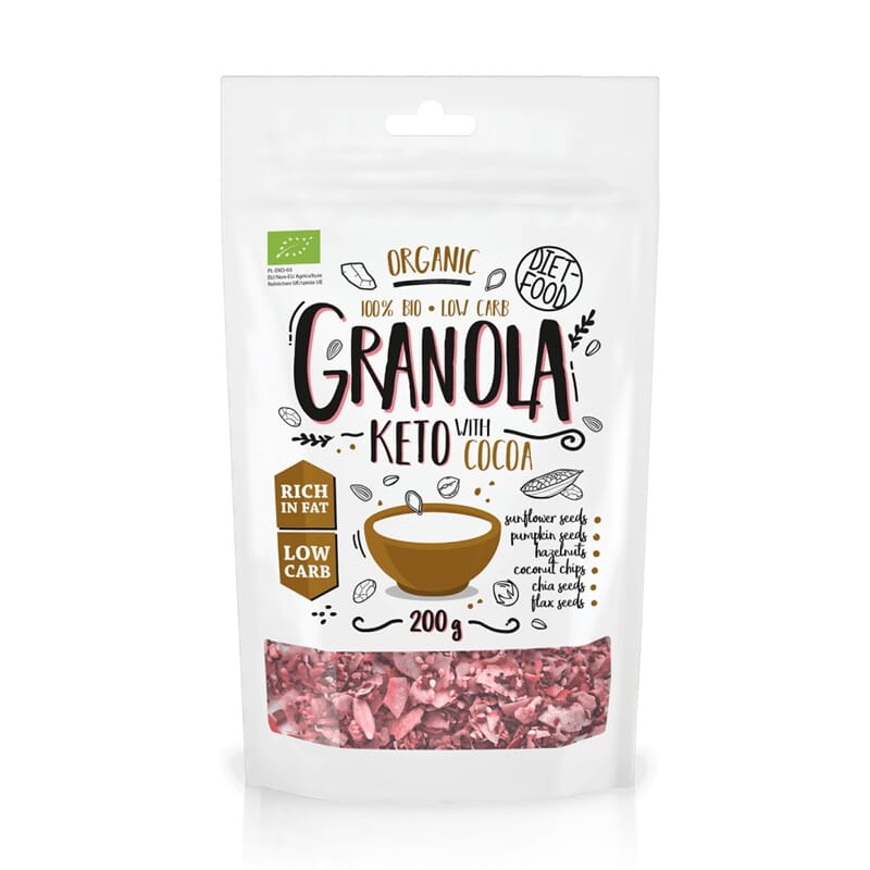 Granola Con Cacao Keto Bio 200g