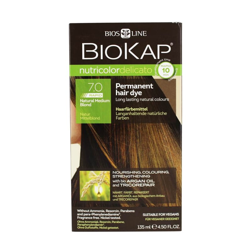 Nutricolordelicato Natural Loiro Médio Natural Bio 7 140 ml