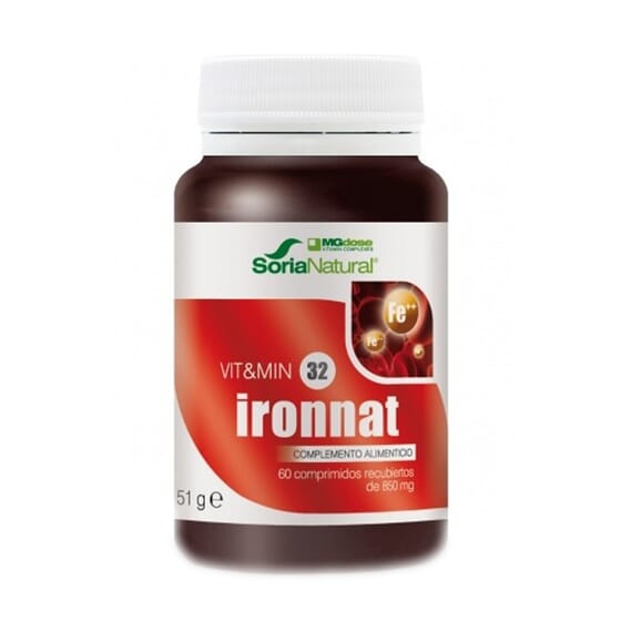 Ironnat  850 mg 60 Tabs de Soria Natural