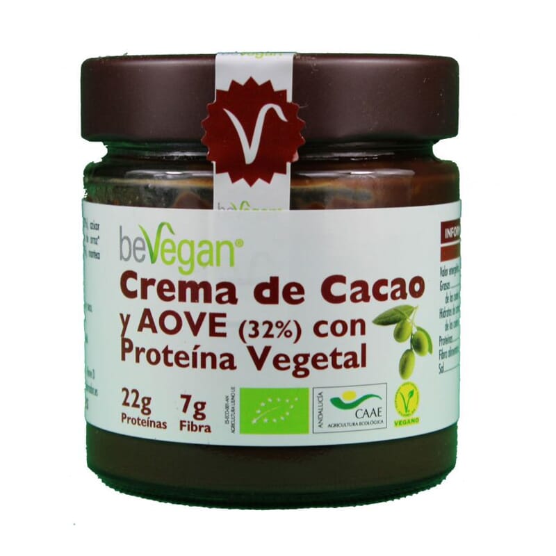 Crema De Cacao Y Aove Con Proteina Vegetal 200g
