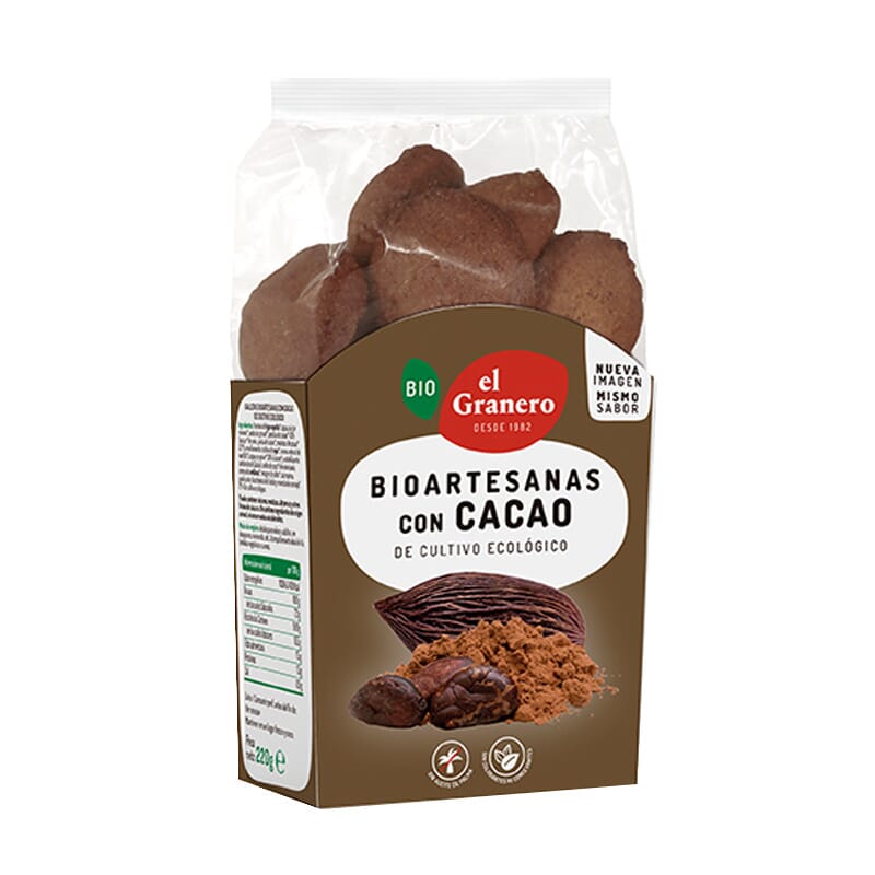 Galletas Artesanas Con Chocolate Bio 220g