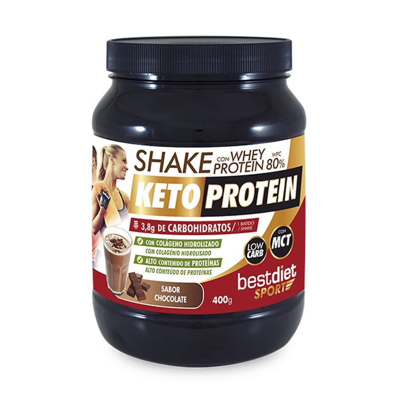 Shake Whey Protein Keto Protein Chocoladesmaak 400g