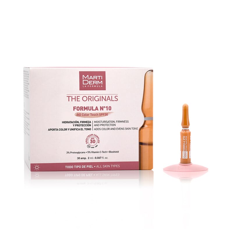 The Originals Formula N10 HD Color Touch SPF30 2 ml 30 Ampollas