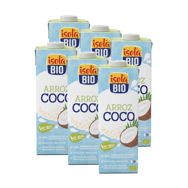 Bebida De Arroz Y Coco Bio 6 Uds 1 L