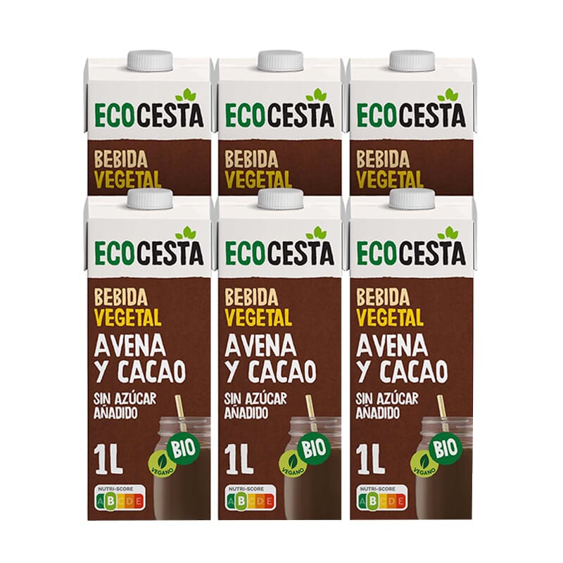 Bebida Vegetal De Aveia Com Cálcio Bio  6 Unds 1 L