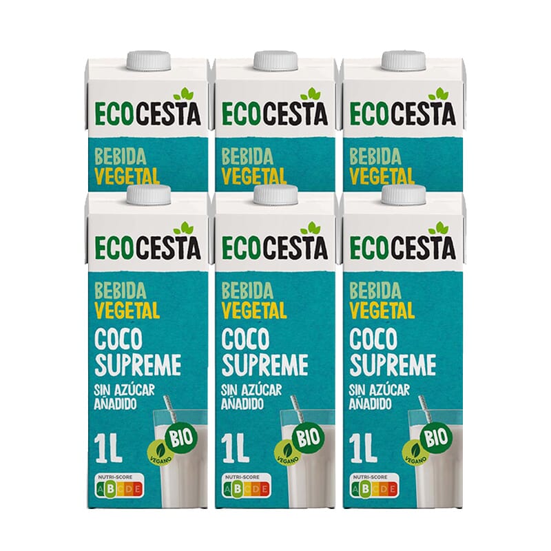 Bebida Vegetal De Coco Supreme Bio 6 Uds 1 L