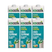 Bebida Vegetal De Coco Supreme Bio 6 Unds 1 L da Ecocesta