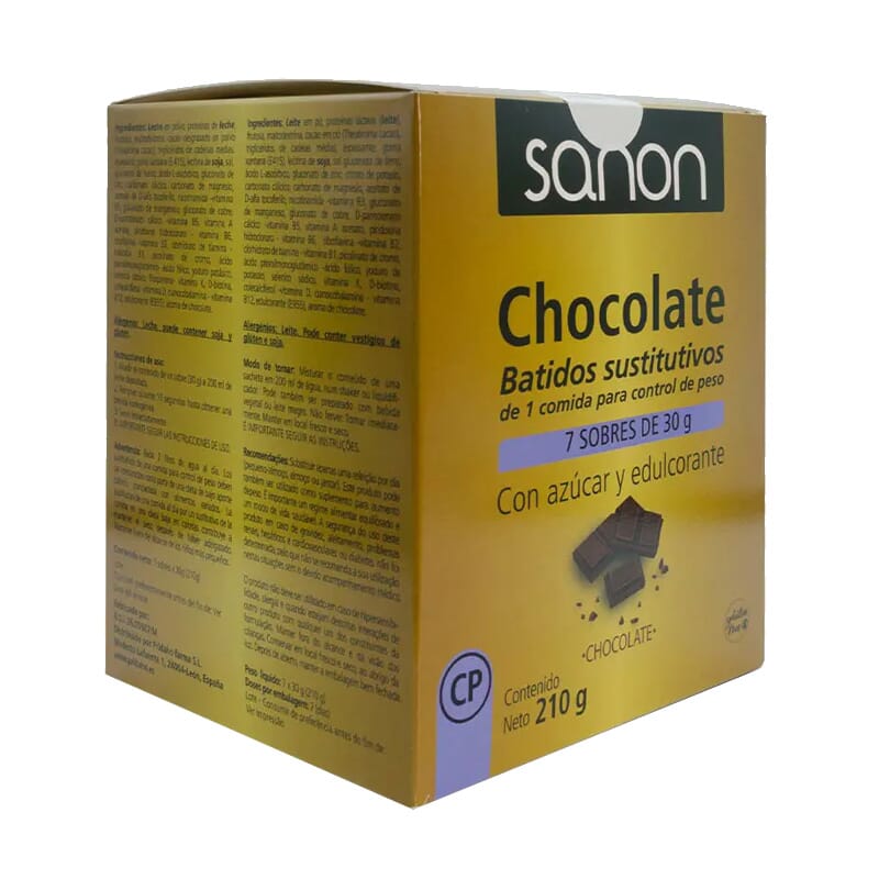 Sanon Batido Sustitutivo Sabor Chocolate 30g