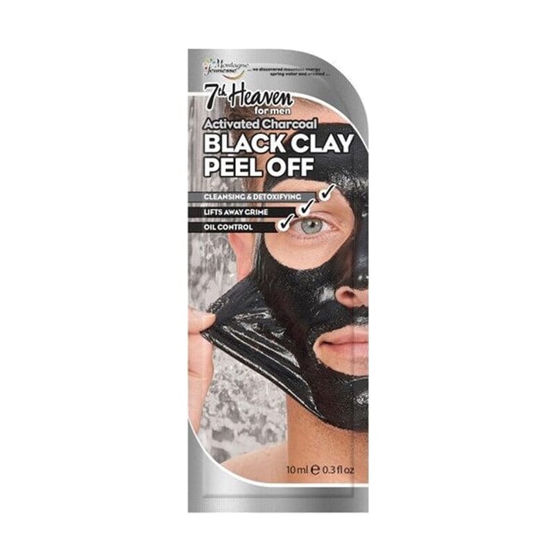 For Men Black Clay Peel-Off Mask