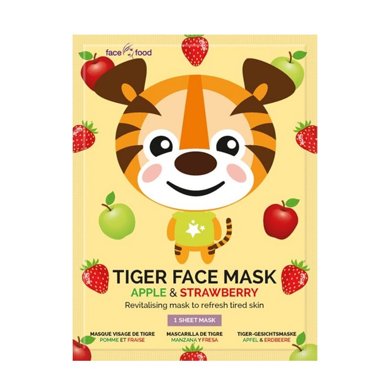 Tiger Face Mask Apple Strawberry