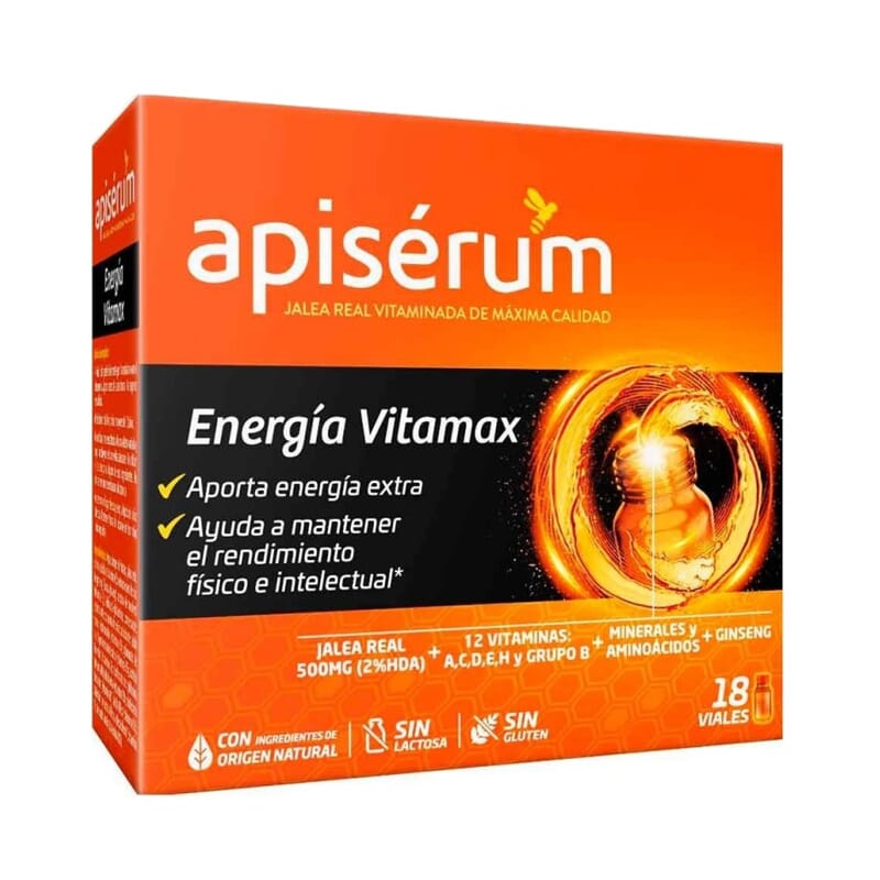 Apiserum Energía Vitamax 18 Viales