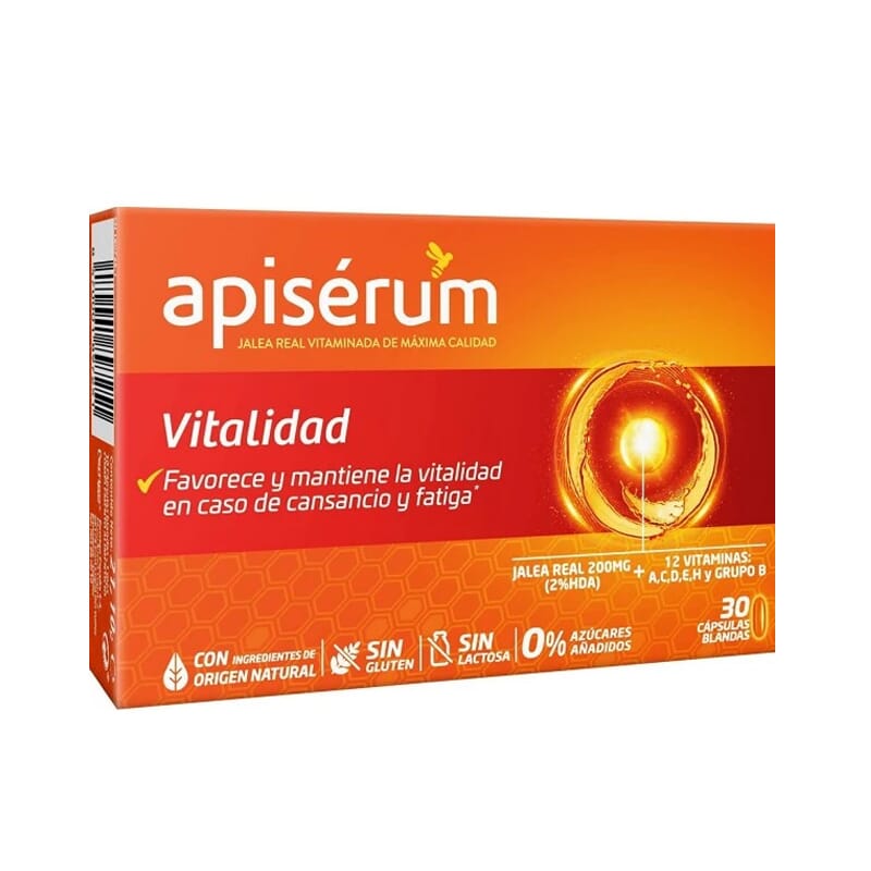 Apiserum Vitalidad 30 Perlas