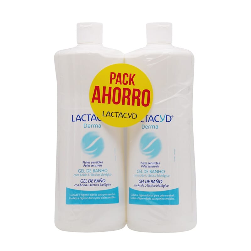 Lactacy Gel De Baño Duplo 1000 ml 2 Uds