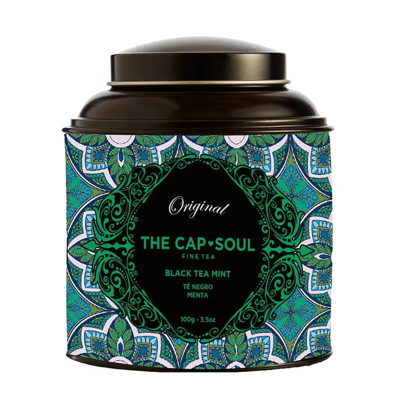 Schwarzer Tee Minze 100g