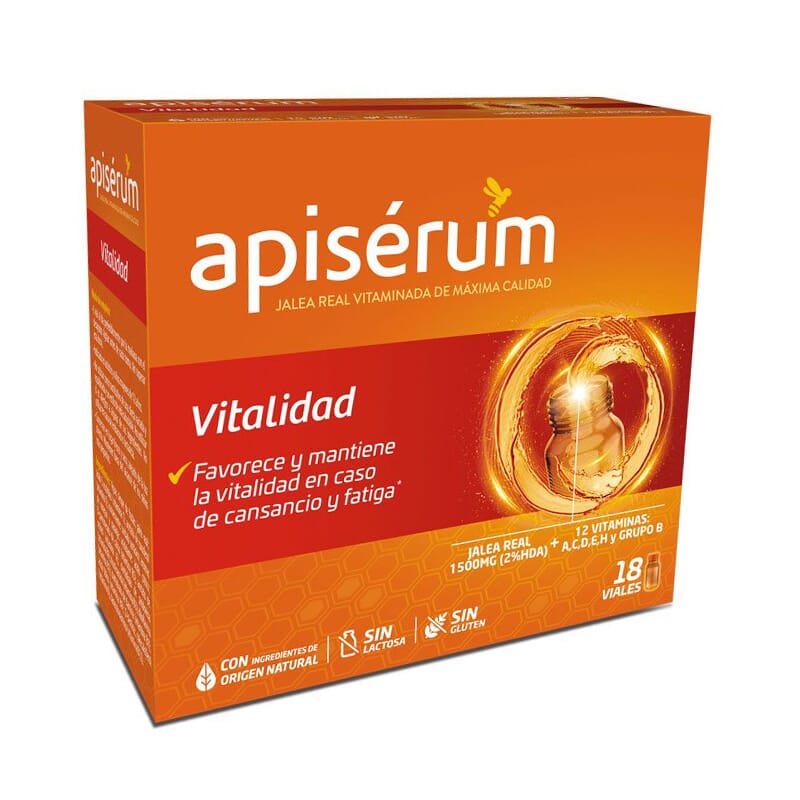 Apiserum Vitalidad 18 Viales