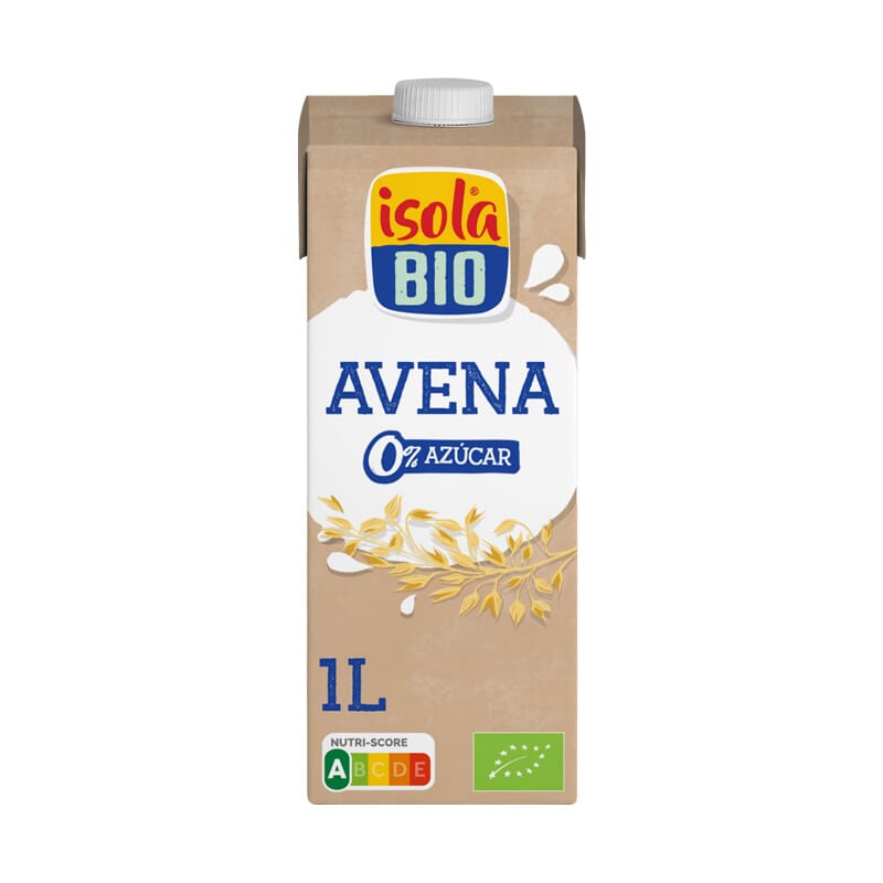 Bebida De Avena Sin Azúcar Bio 1 L