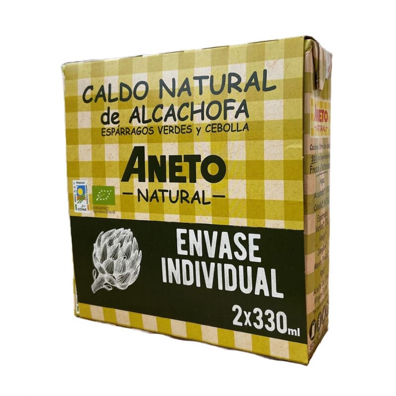 Caldo Natural De Alcachofa Bio 2 Uds 330 ml