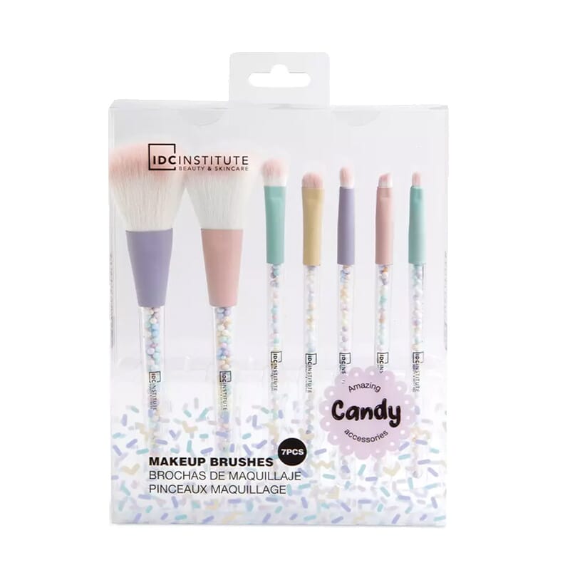 Candy Makeup Brushes Lote 7 Uds