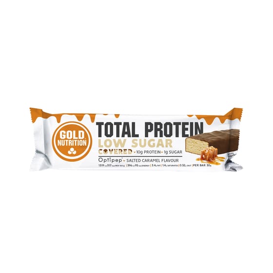 Total Protein Bar Low Sugar Covered 30g Gold Nutrition