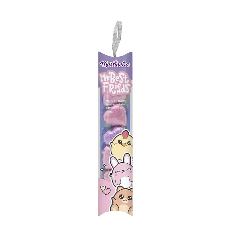 BFF Heart Fizzers Set 8 Bombas de Baño