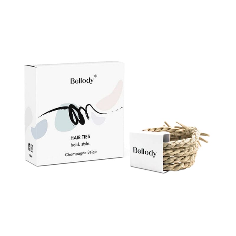 Original Hair Ties #Champagne Beige 4 Uds