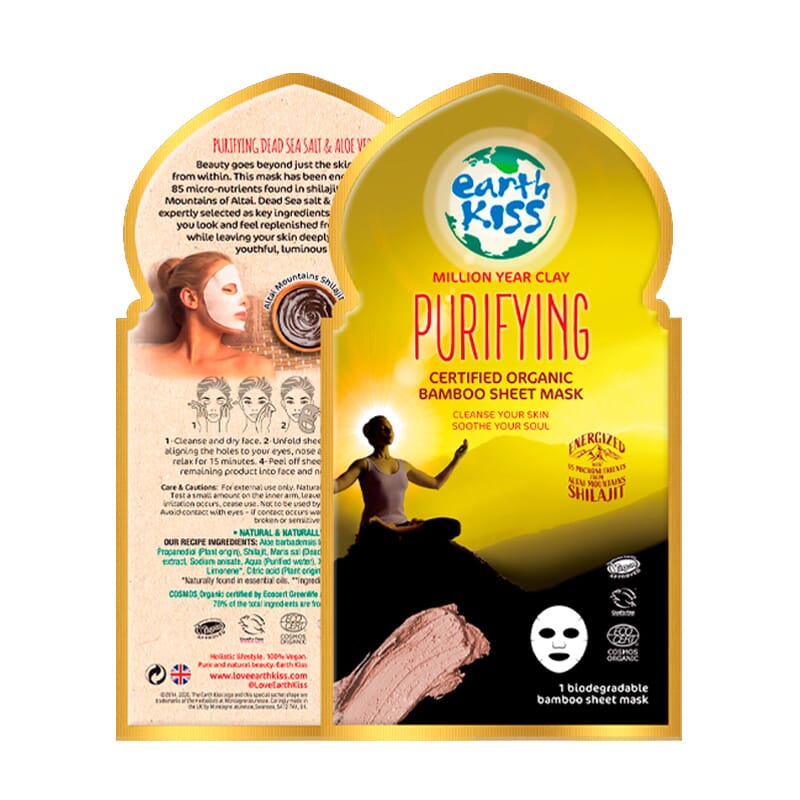 Purifying Certified Organic Bamboo Sheet Mask