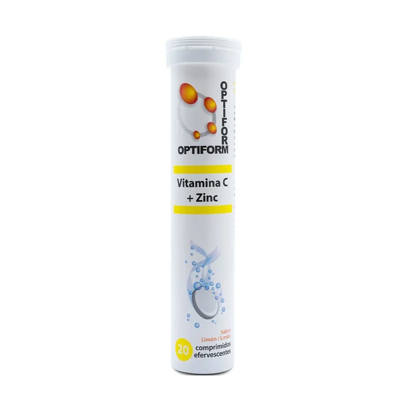 Optiform Vitamine C + Zinc Effervescents #Citron 20 Tabs
