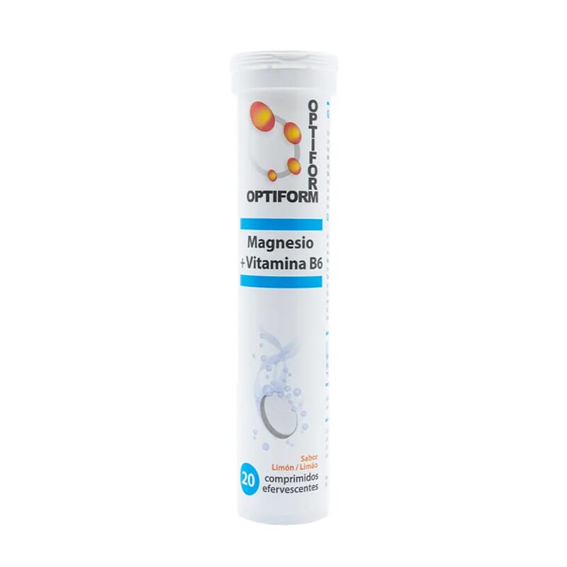 Optiform Magnésium + Vitamine B6 Effervescent #Citron 20 Tabs