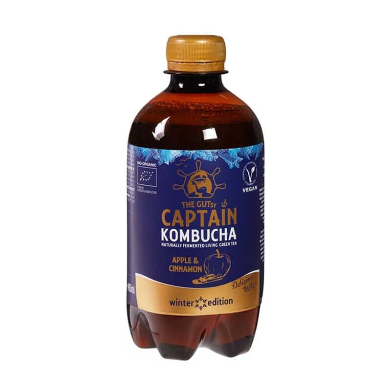 Té Kombucha Bio Manzana Y Canela Edición Limitada 400 ml