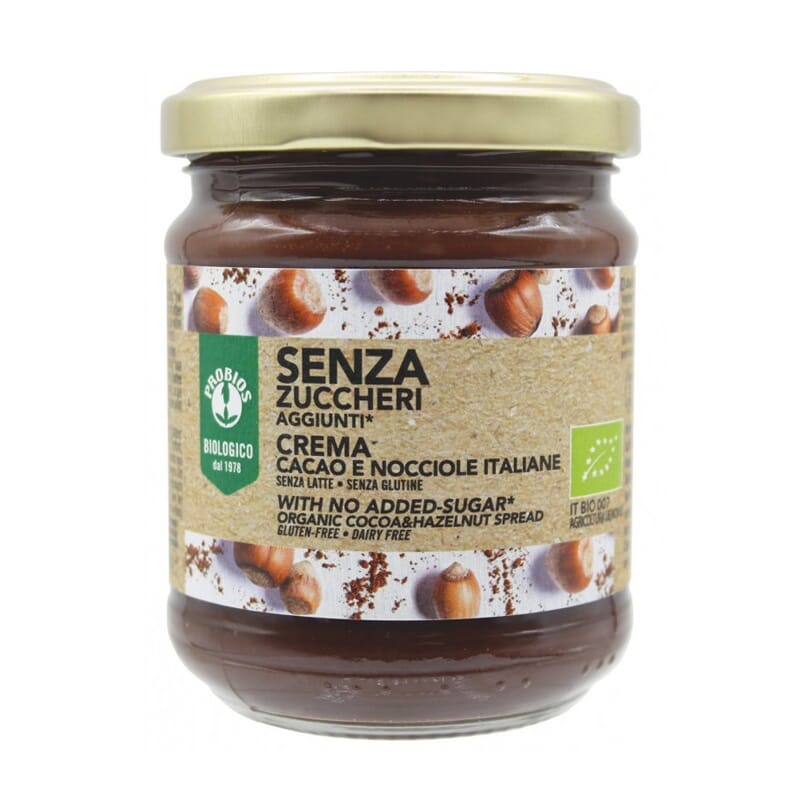 Creme Cacau E Avelã Sem Glúten Bio 200g