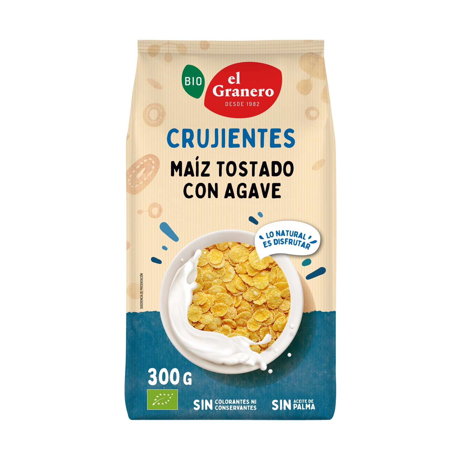 Copos De Maíz Tostados Con Agave Bio 300g