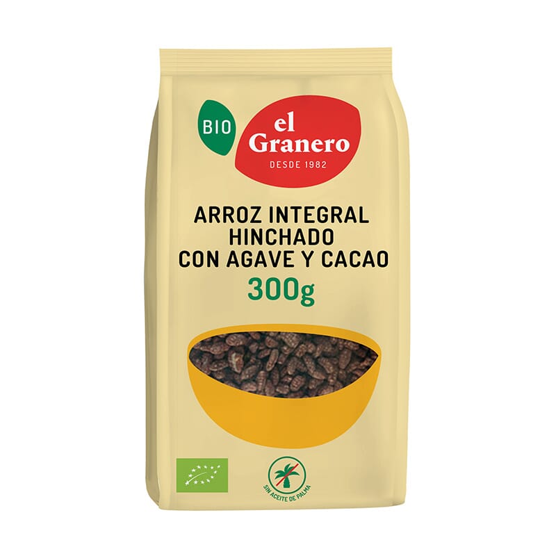 Arroz Integral Hinchado Con Agave Y Cacao Bio 300g