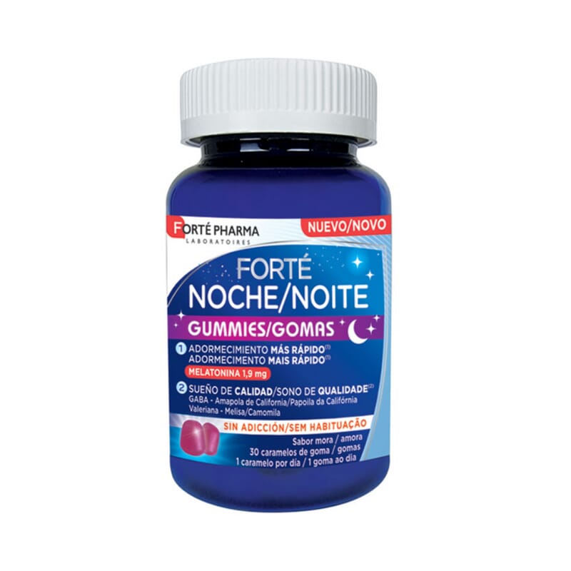 Forte Noche Melatonina 1,9 mg Gummies 30 Uds