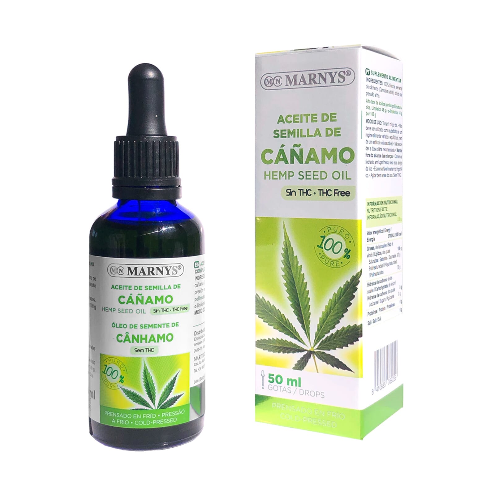 Aceite De Semilla De Cáñamo 50 ml