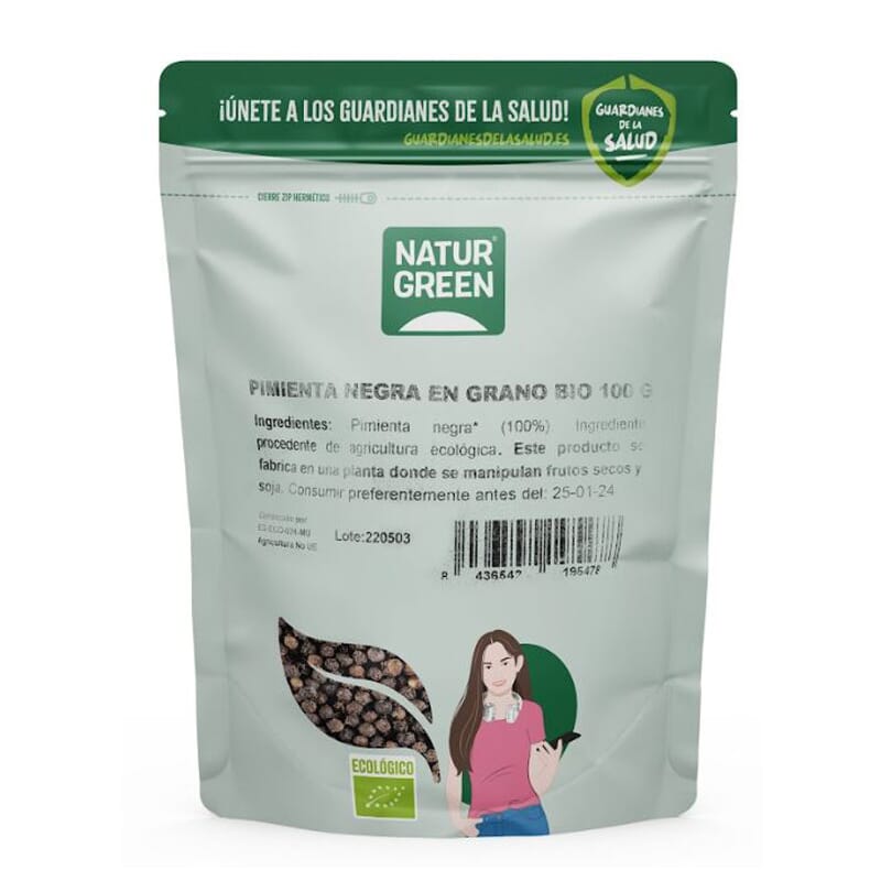 Pimienta Negra En Grano Bio 100g