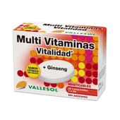 MultiVitaminas Vitalidade + Ginseng 24 Caps da Vallesol