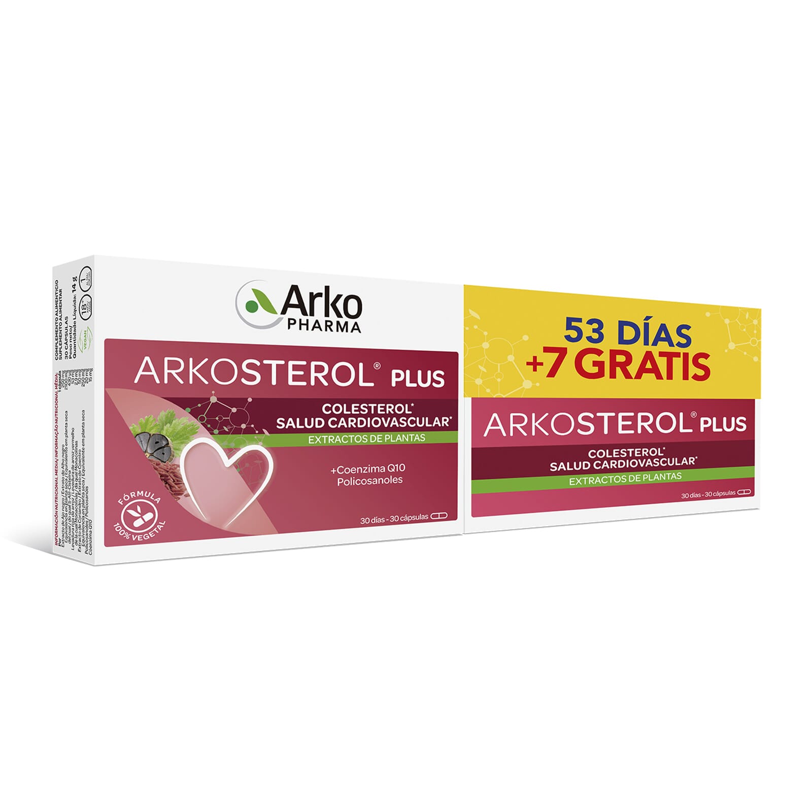 Arkosterol Plus + Coq10 Duplo 2 Ud 30 Caps