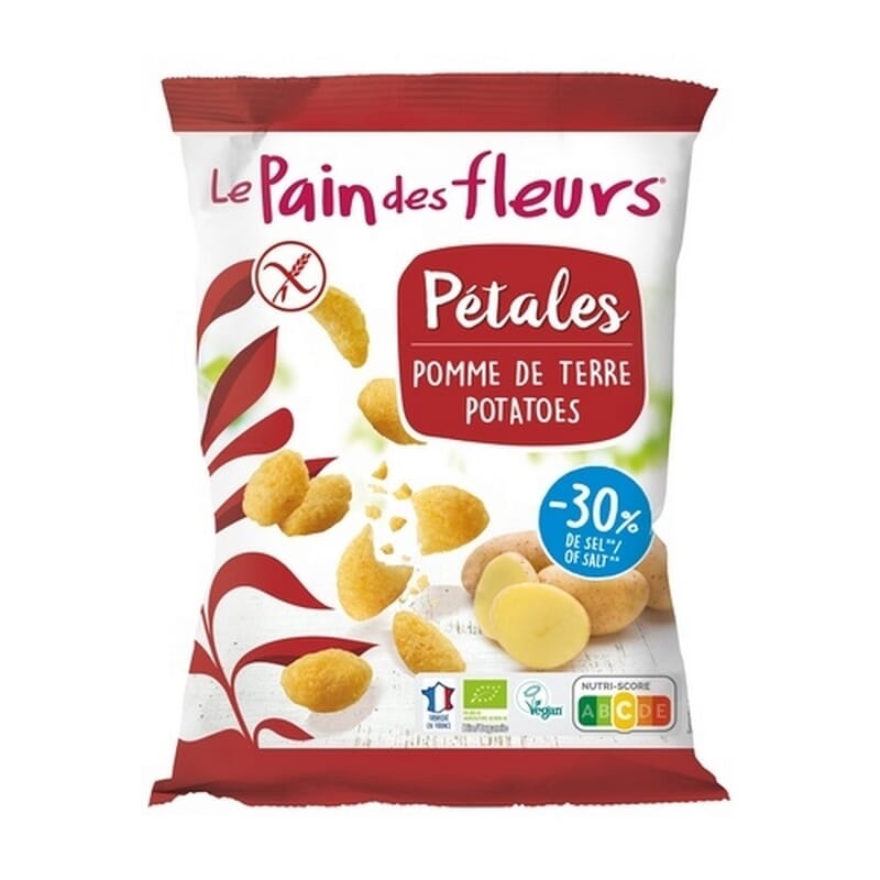 Chips Pétales De Pomme De Terre Sans Gluten Bio 75g de Le Pain Des Fleurs
