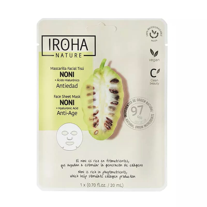 Máscara Facial Anti-Idade Noni E Ácido Hialurónico