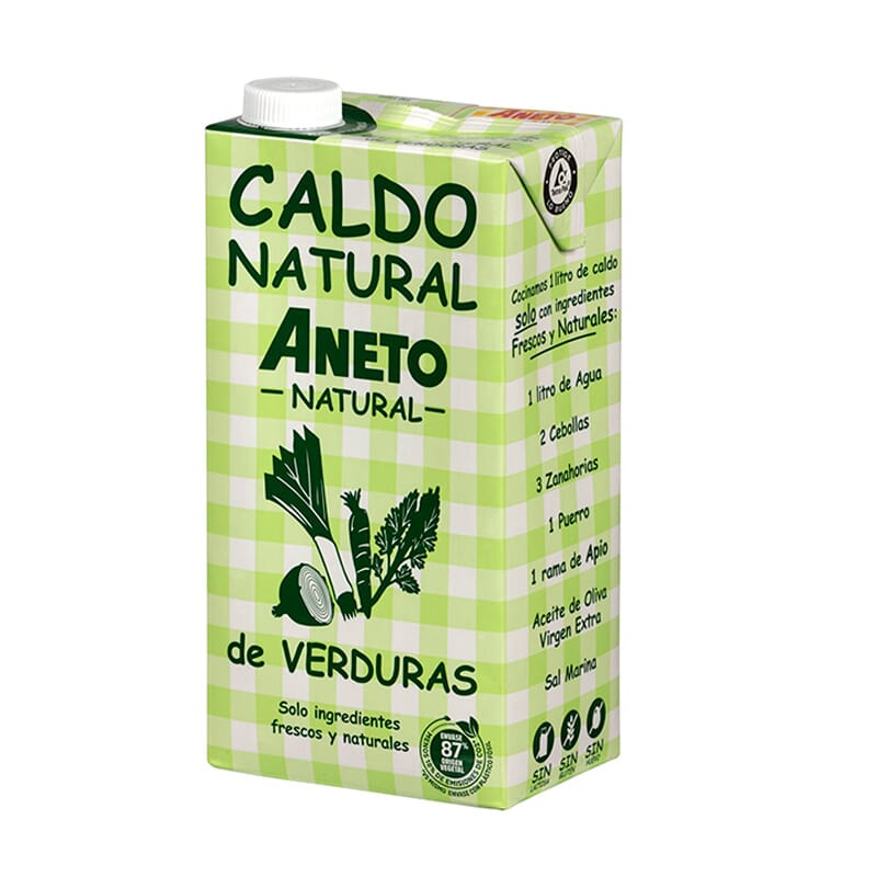 Caldo Natural De Verduras 1 L