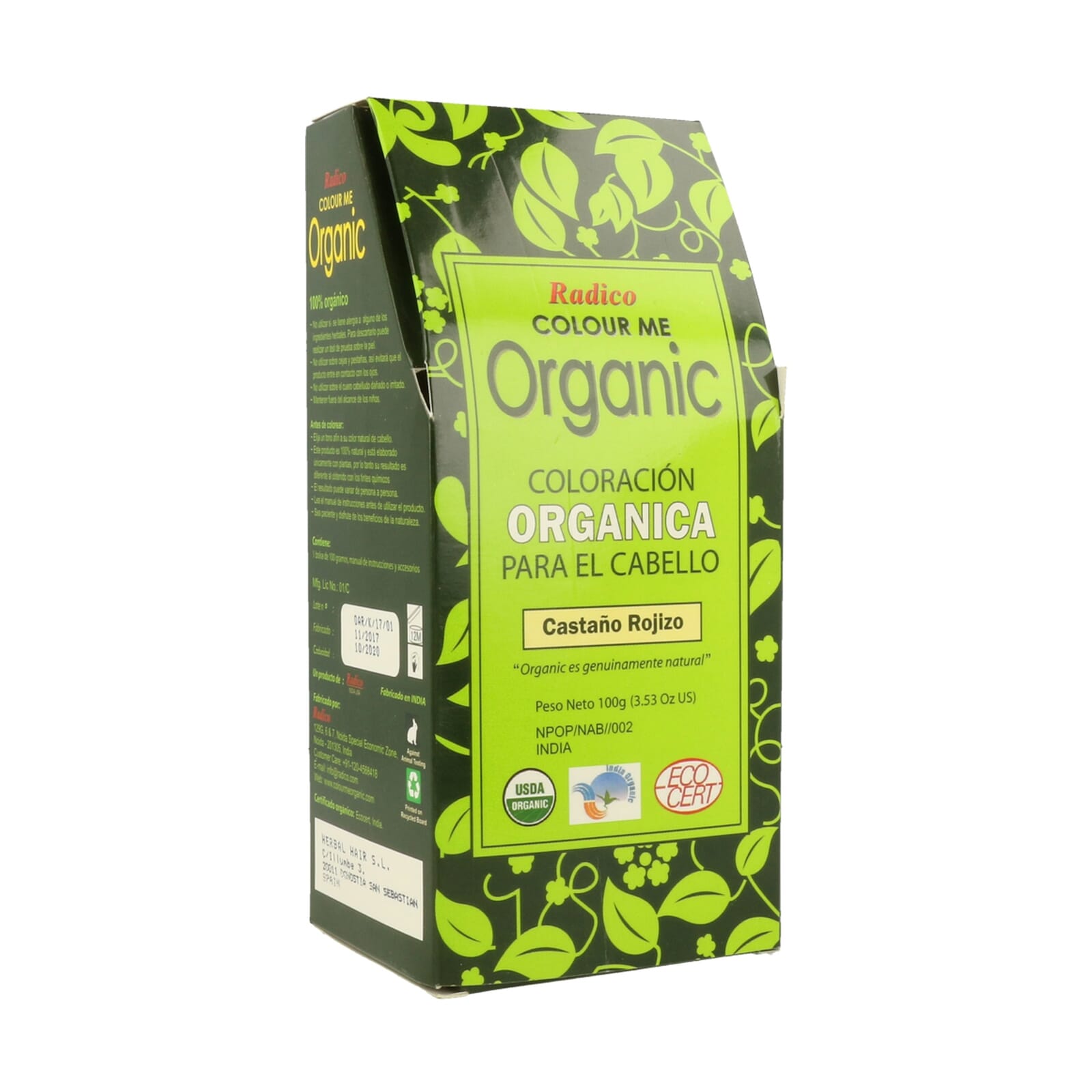 Tinta Castanho-Avermelhado Bio