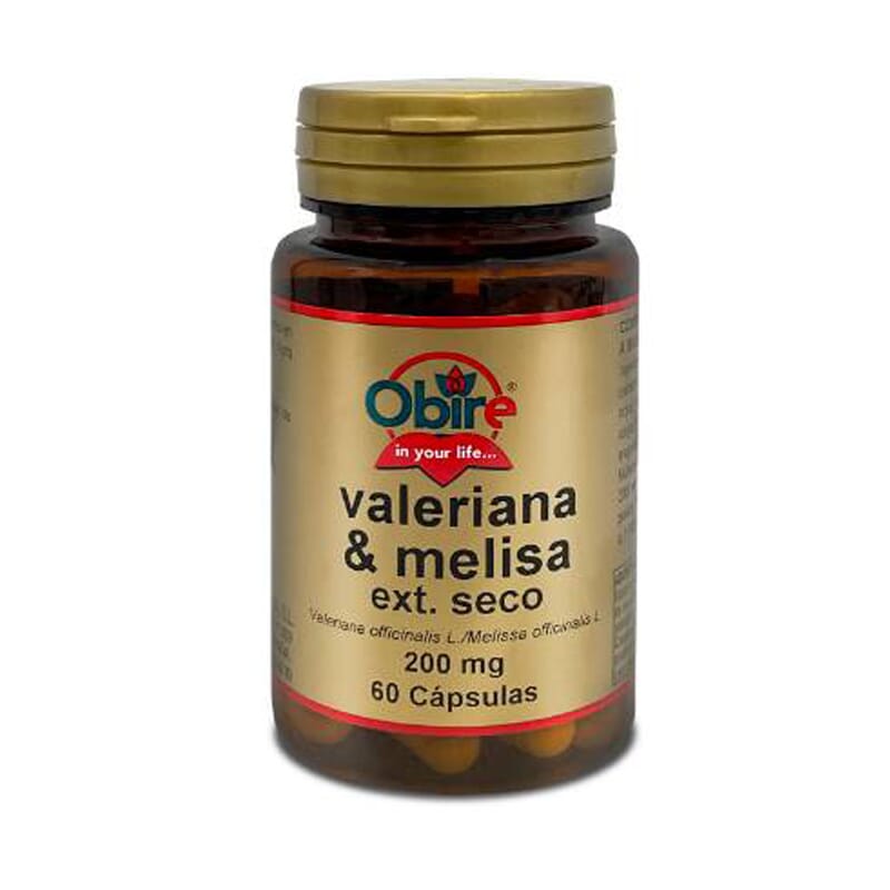 Valeriana Melisa Extracto Seco 200 mg 60 Caps