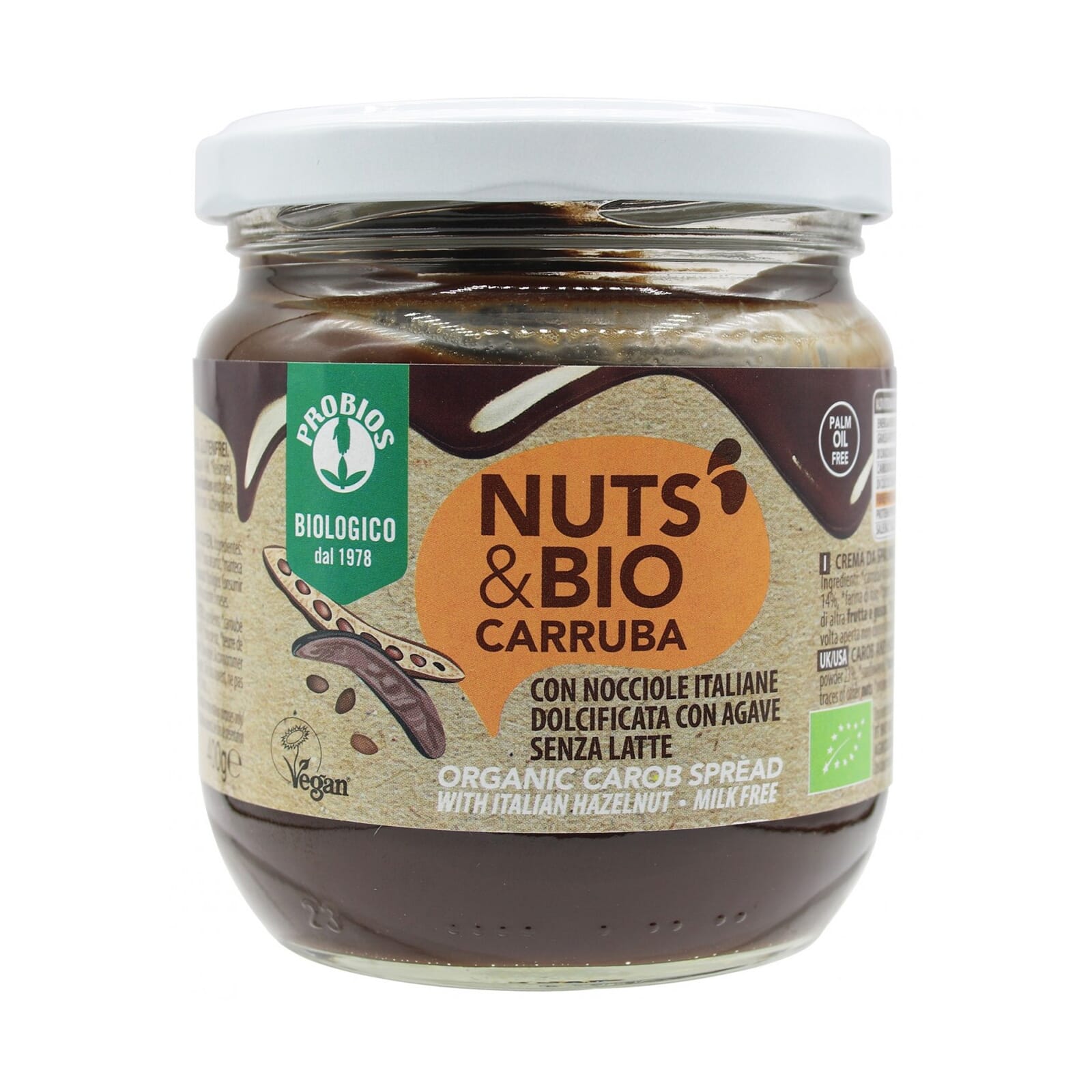 Creme De Alfarroba E Avelãs Bio 400g