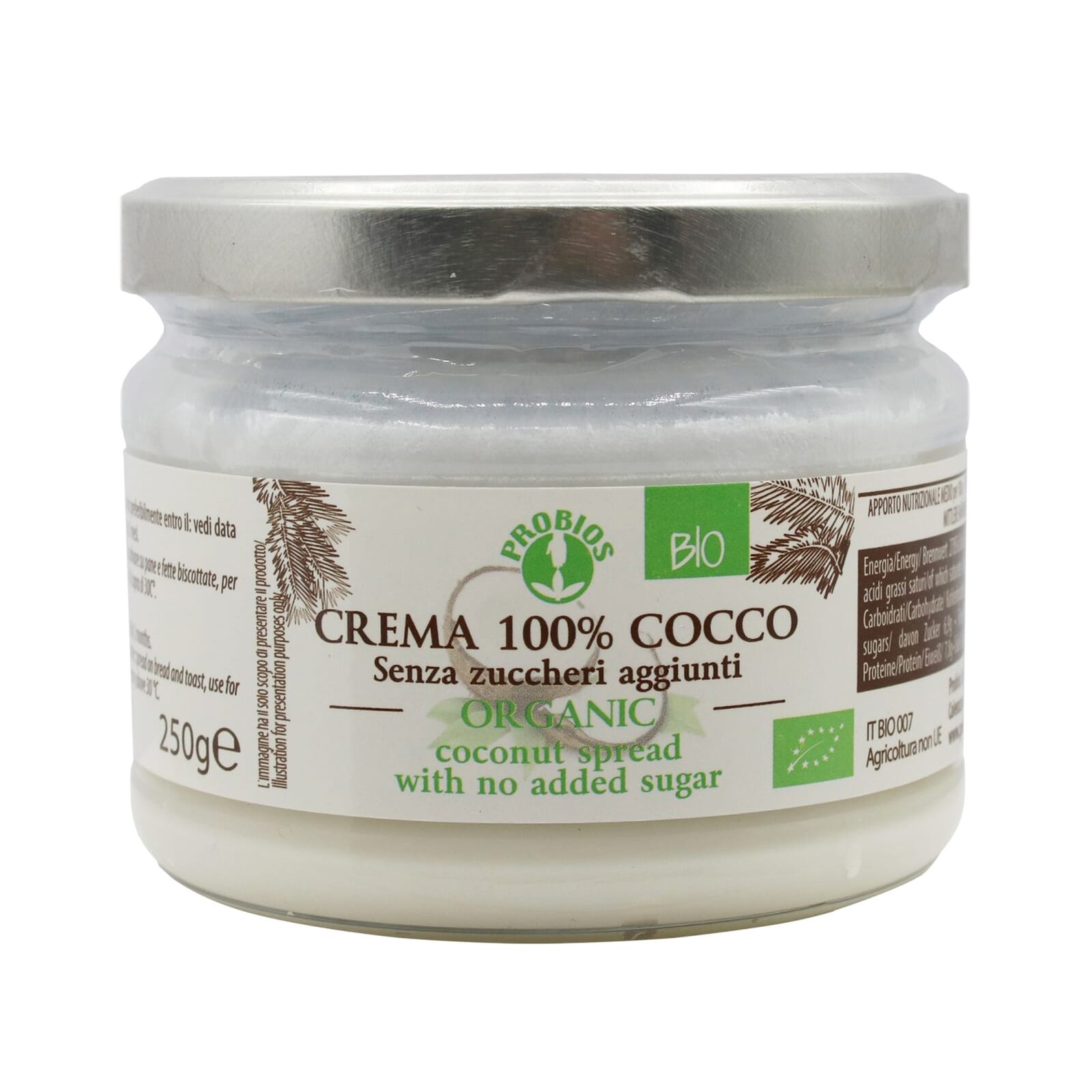 100% Creme De Coco Bio 250g